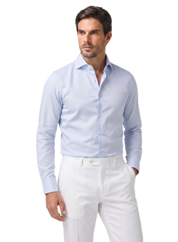 Camicia uomo in cotone | MODEL | FULL_WIDTH | L.Blauw