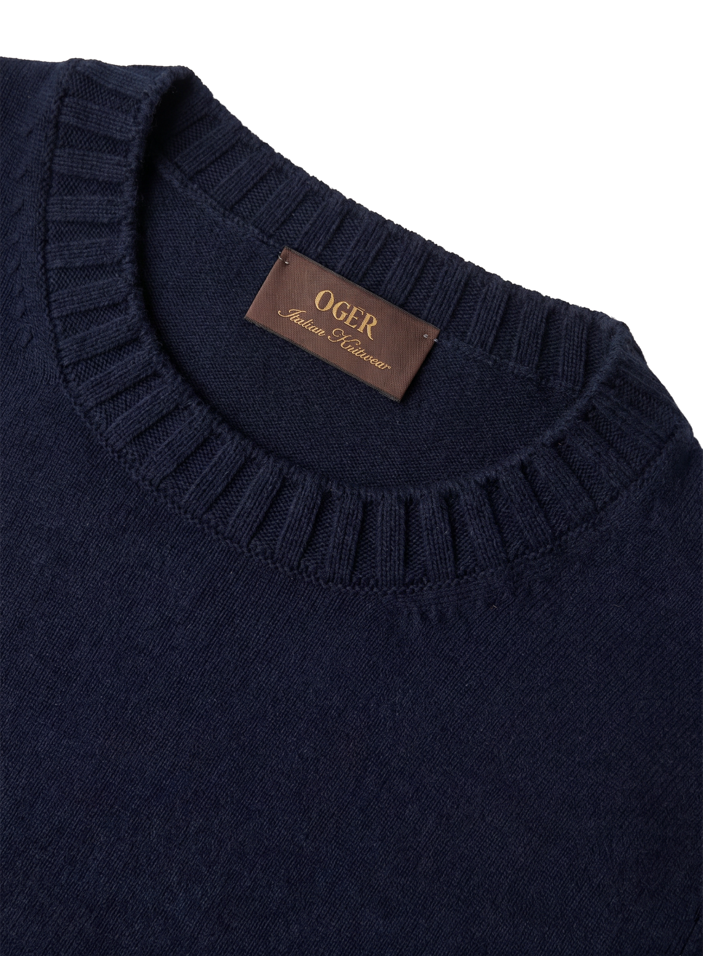 T-shirt van katoen | FULL_WIDTH | BLUE NAVY