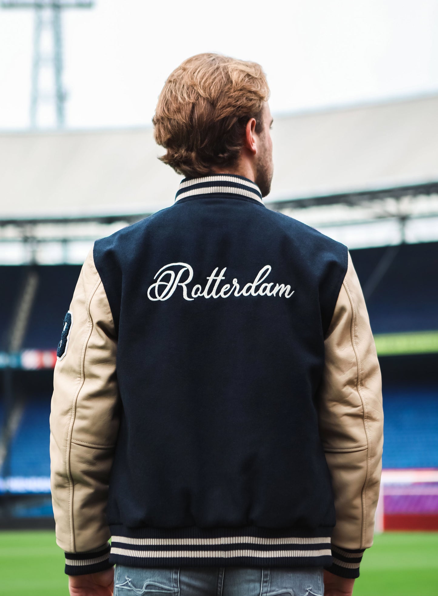 OGÉR x Feyenoord Varsity Jacket | D.Blauw