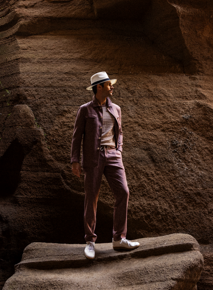 Pak met shirt jacket | OUD ROZE