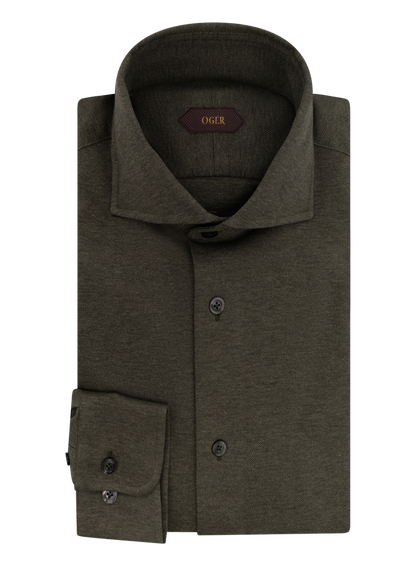 Katoenen shirt | FULL_WIDTH | Groen