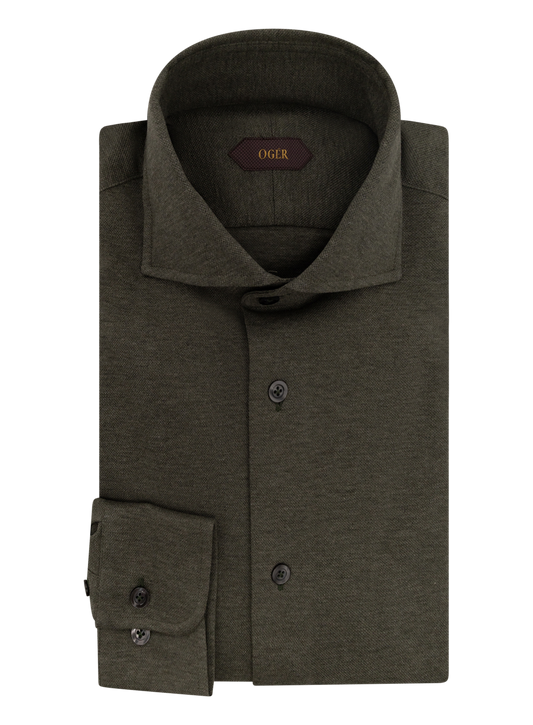 Katoenen shirt | FULL_WIDTH | Groen