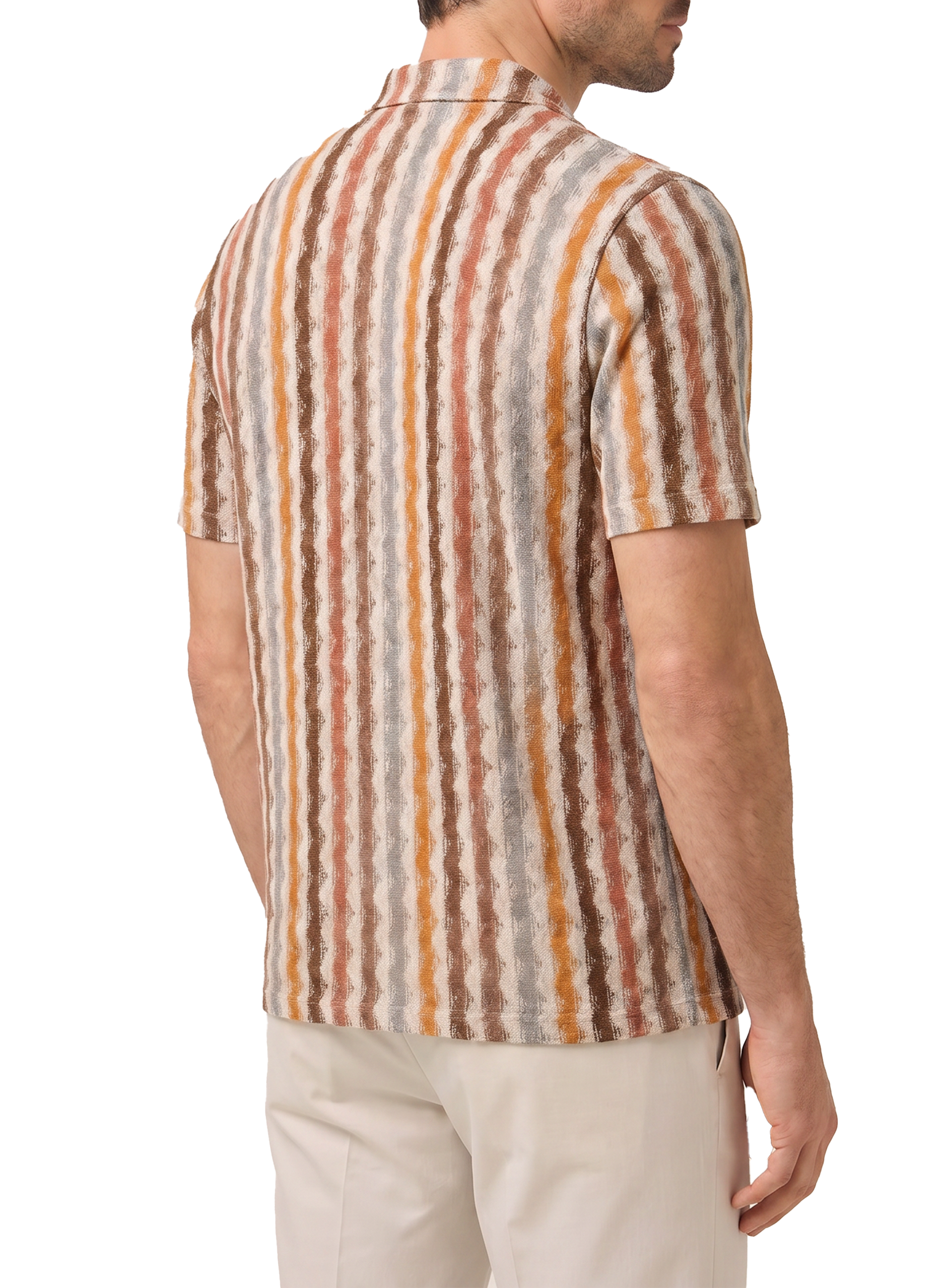 Knitted shirt van katoen | FULL_WIDTH | Multicolor