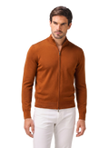 Ritsvest van scheerwol | MODEL | FULL_WIDTH | Roest