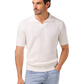 Buttonless polo van katoen | MODEL | FULL_WIDTH | Wit