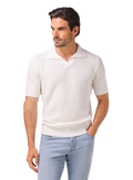 Buttonless polo van katoen | MODEL | FULL_WIDTH | Wit