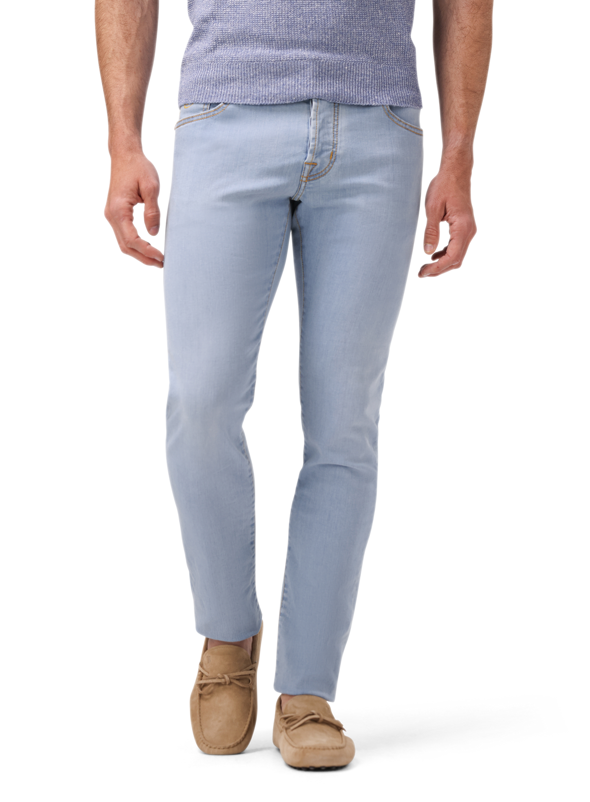 Nick jeans van katoen | MODEL | FULL_WIDTH |  L.Blauw