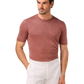 T-shirt van linnen | Roest