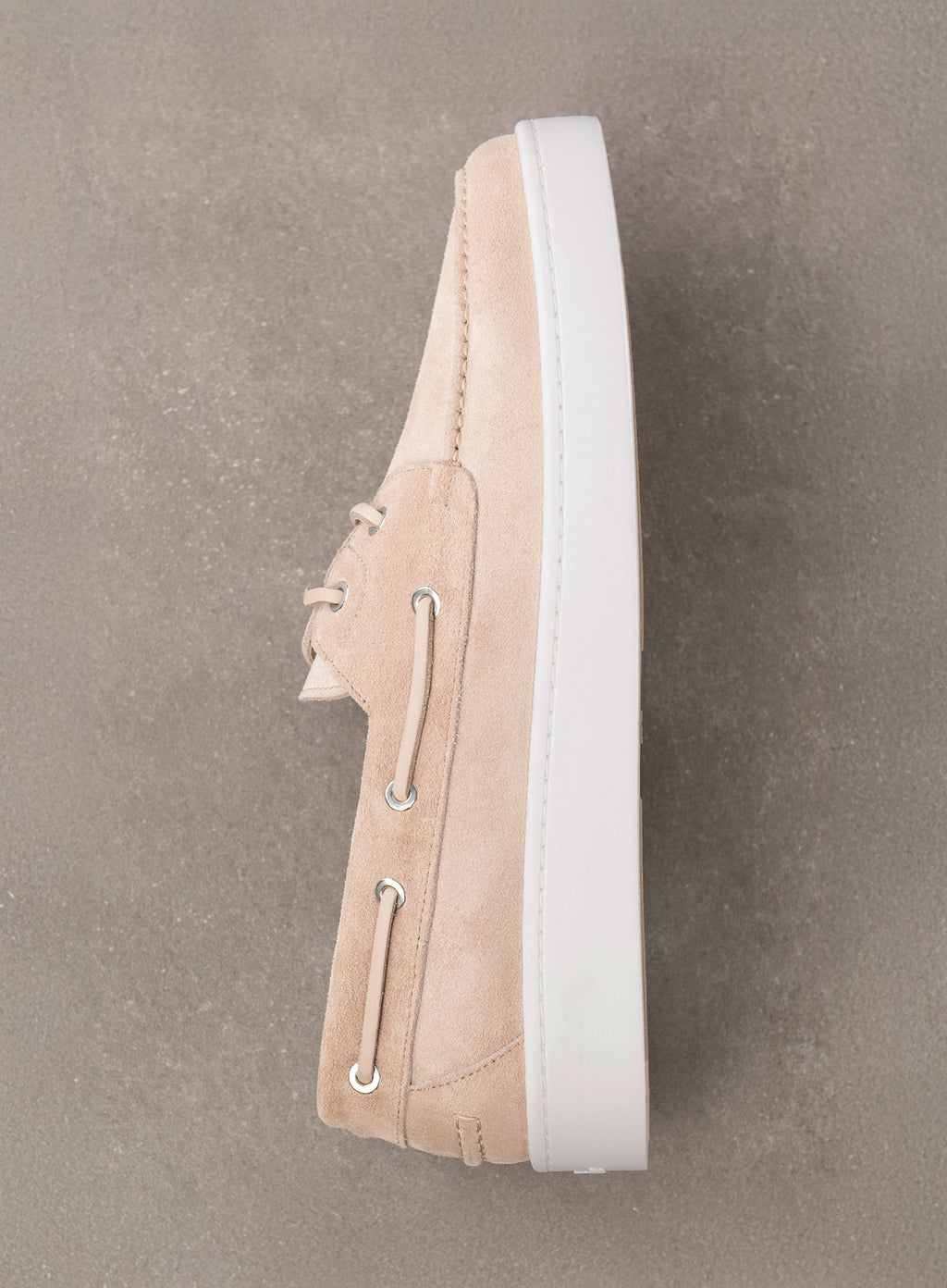 Boatsneakers van suède | FULL_WIDTH | Beige