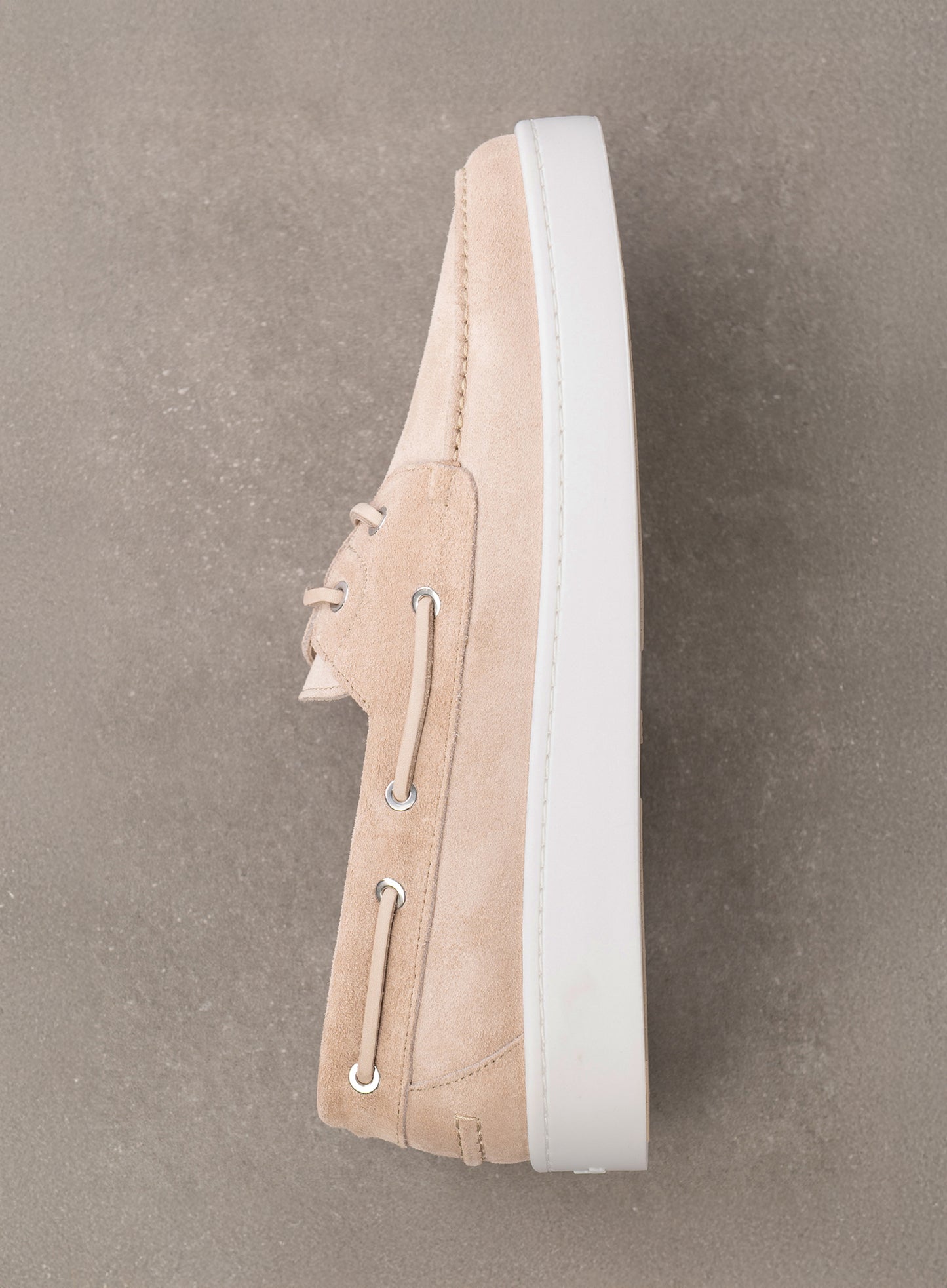 Boatsneakers van suède | FULL_WIDTH | Beige