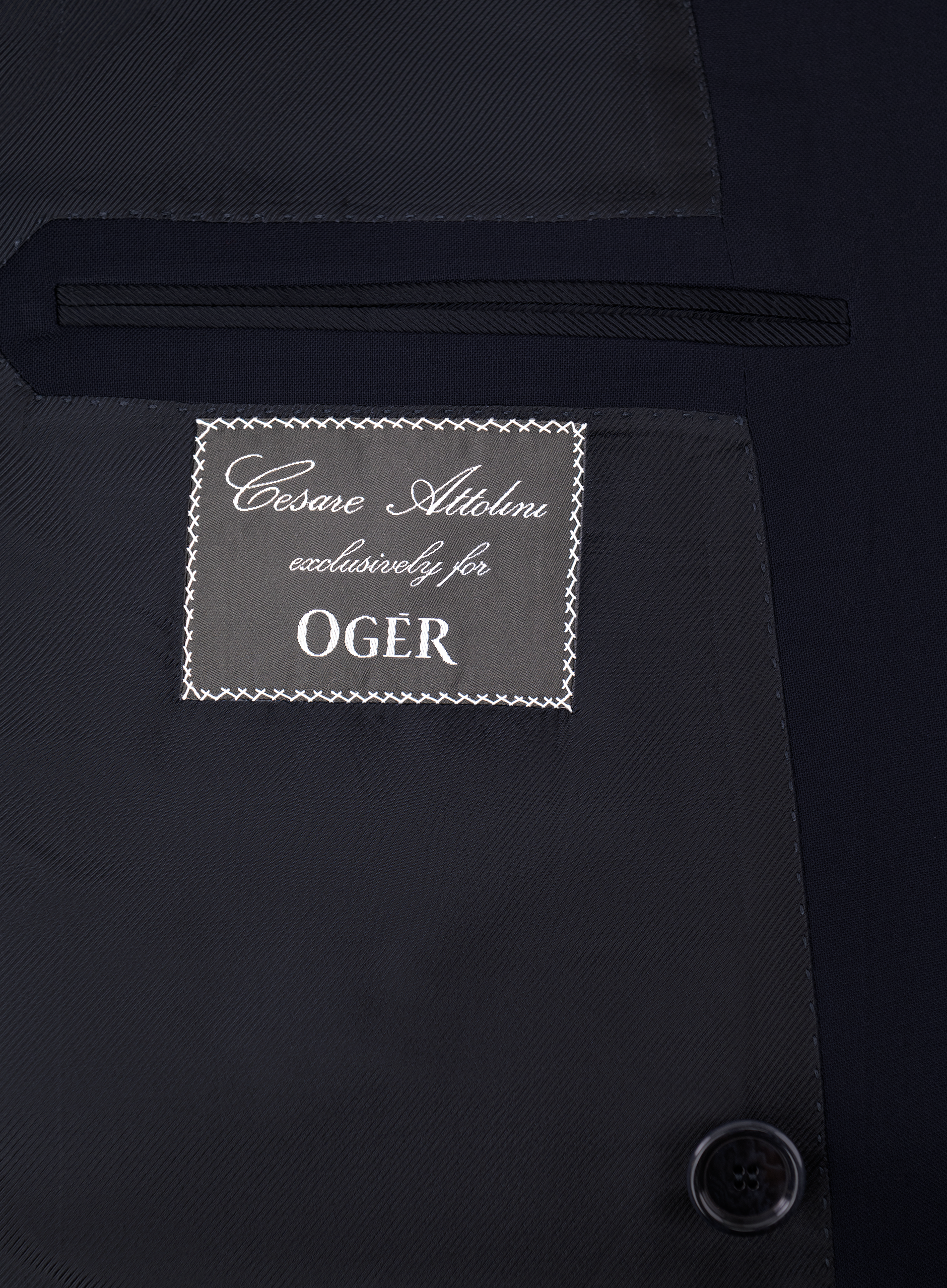 Double breasted pak van scheerwol | BLUE NAVY