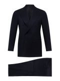 Double breasted pak van scheerwol | BLUE NAVY