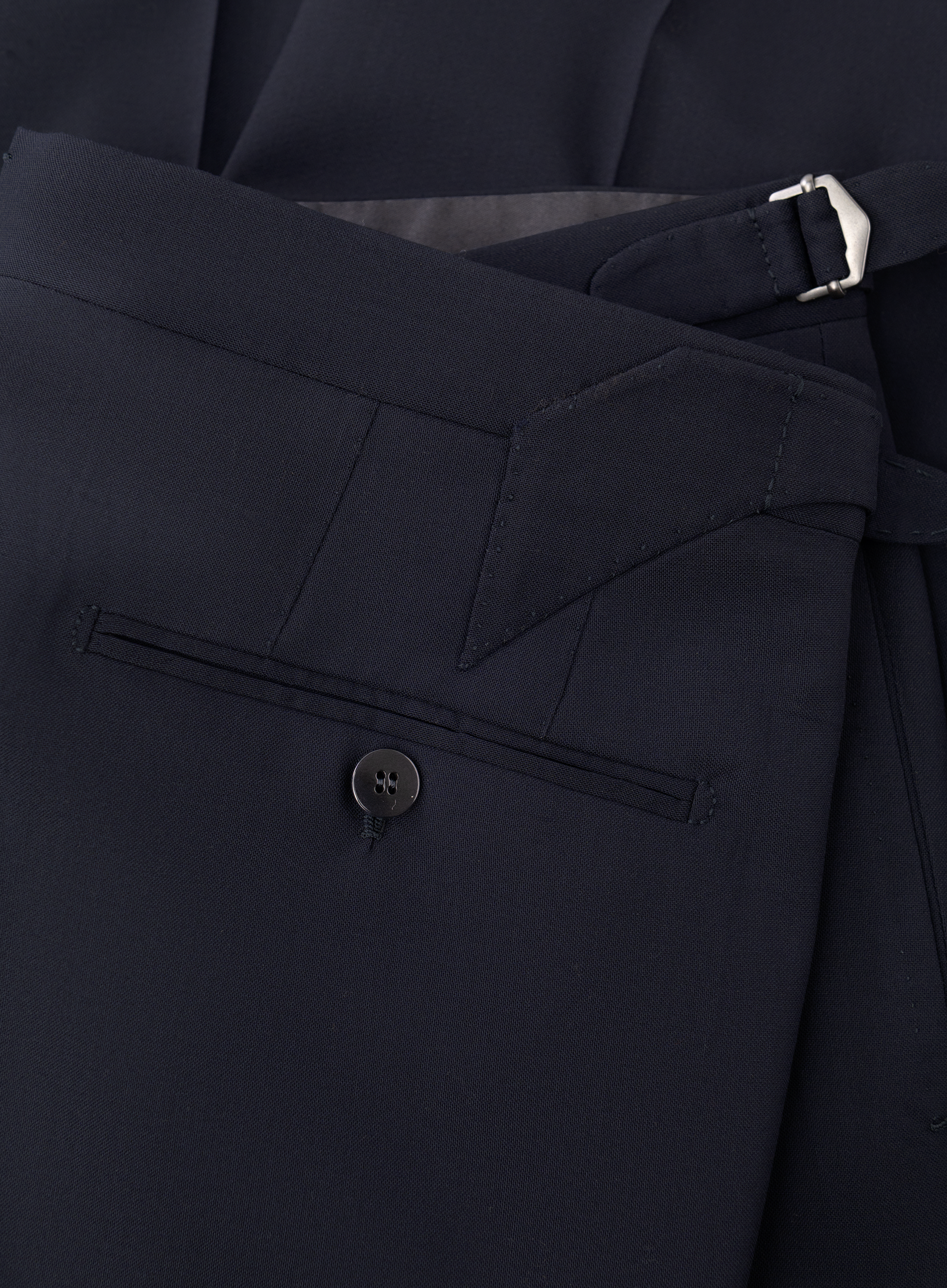 Double breasted pak van scheerwol | BLUE NAVY