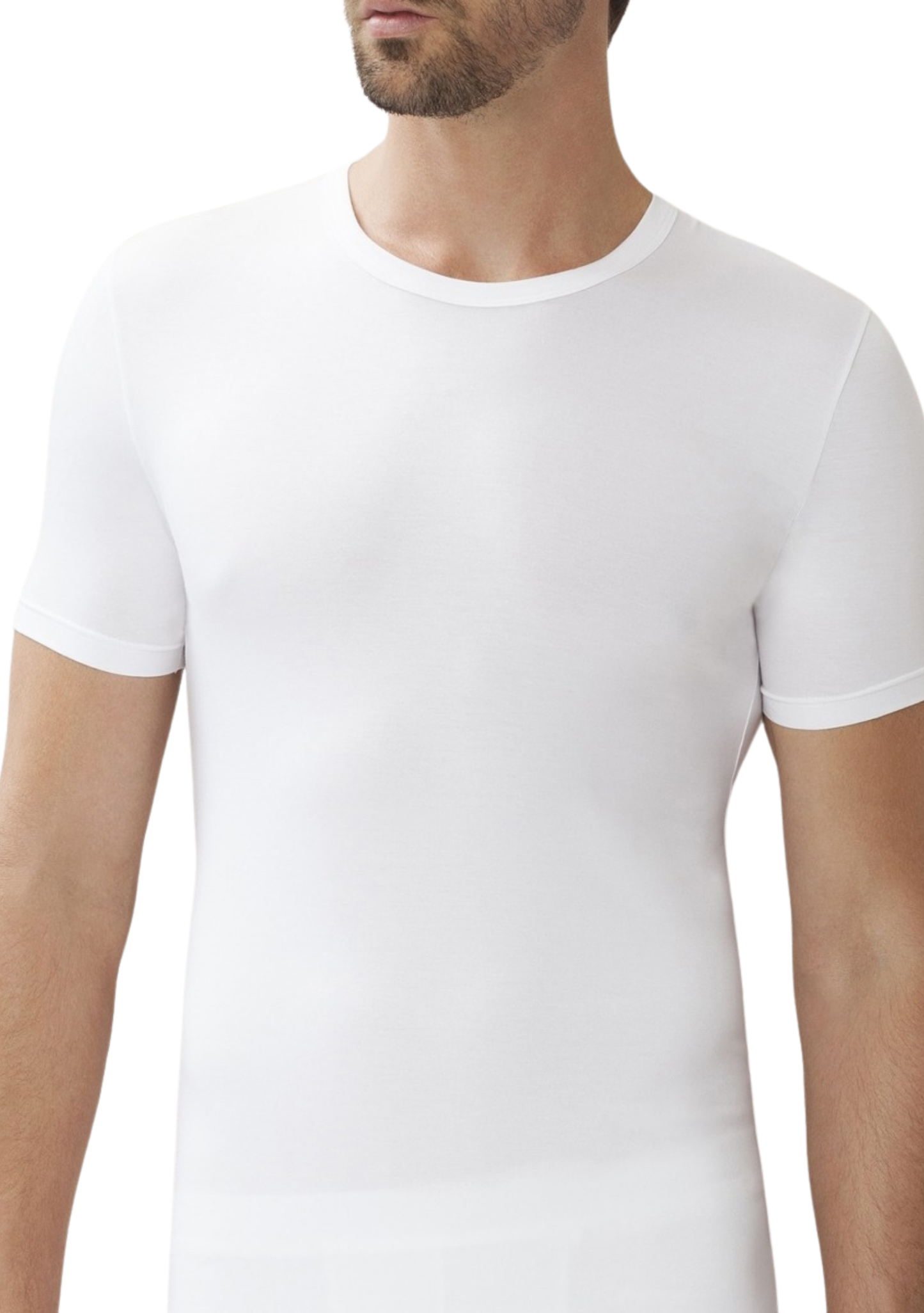 Onder T-shirt van modal | BG_TRANSPARENT | Wit