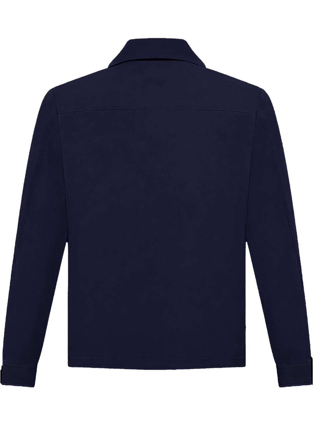 Overshirt van scheerwol | BLUE NAVY