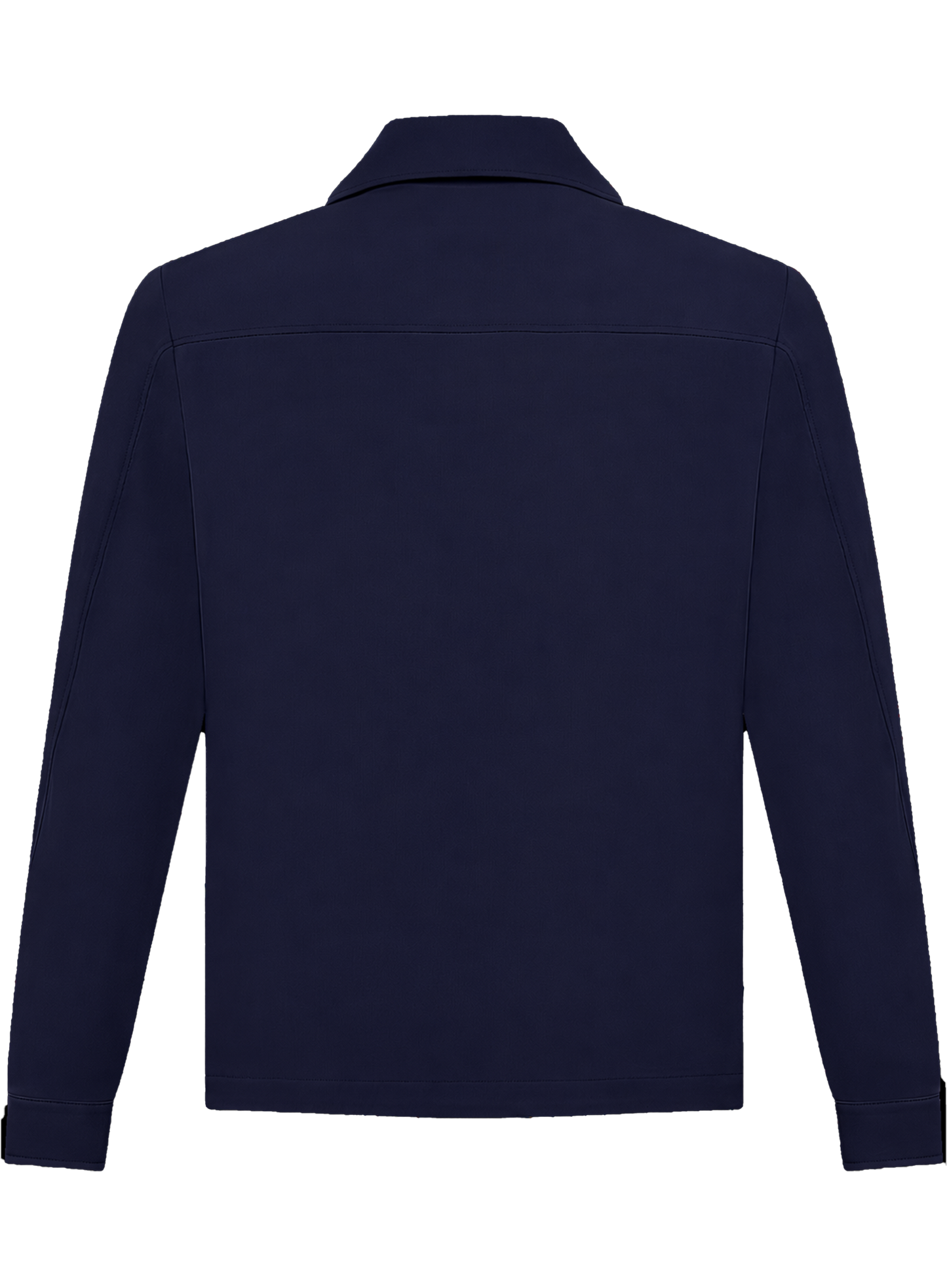 Overshirt van scheerwol | BLUE NAVY