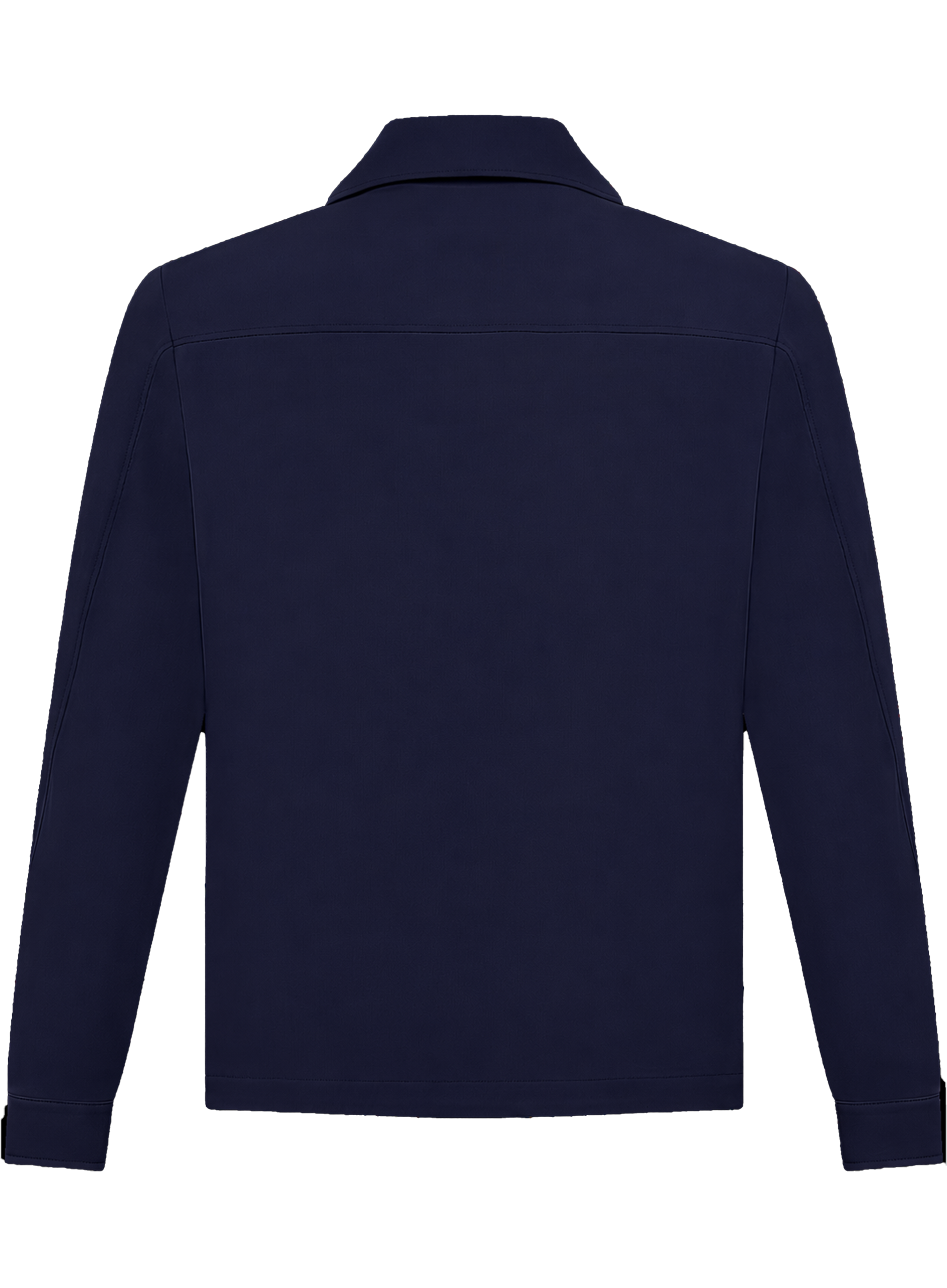 Overshirt van scheerwol | BLUE NAVY