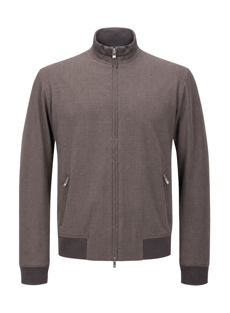 Icon bomberjack van scheerwol | TAUPE