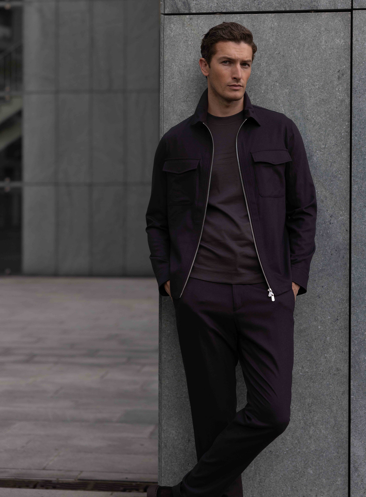 Overshirt in wol cashmere | FULL_WIDTH | D.Bruin