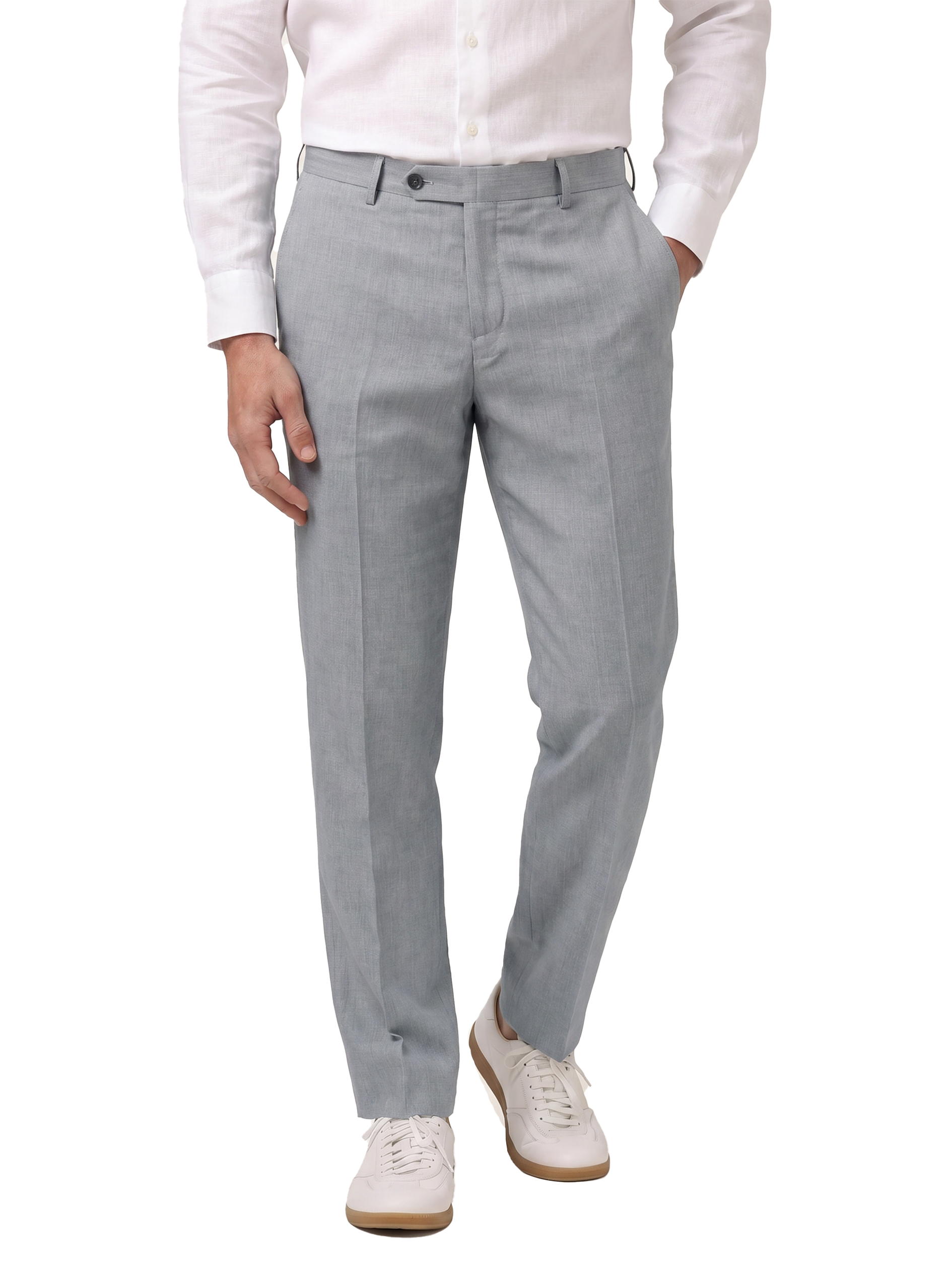 Pantalon van wol | M.Grijs