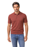 Polo van scheerwol | MODEL | FULL_WIDTH | Rood