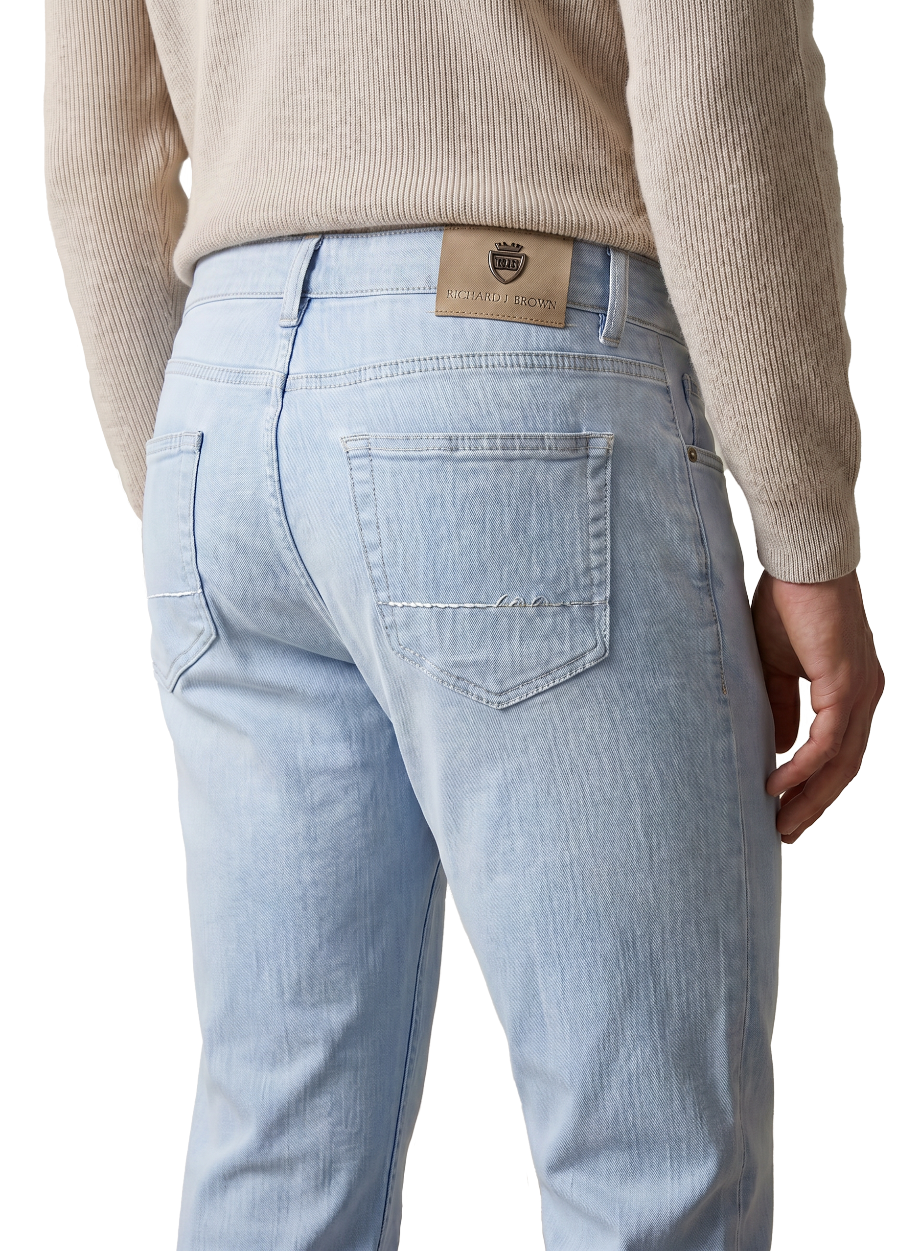 Tokyo 5-pocket jeans van katoen | FULL_WIDTH | L.Blauw