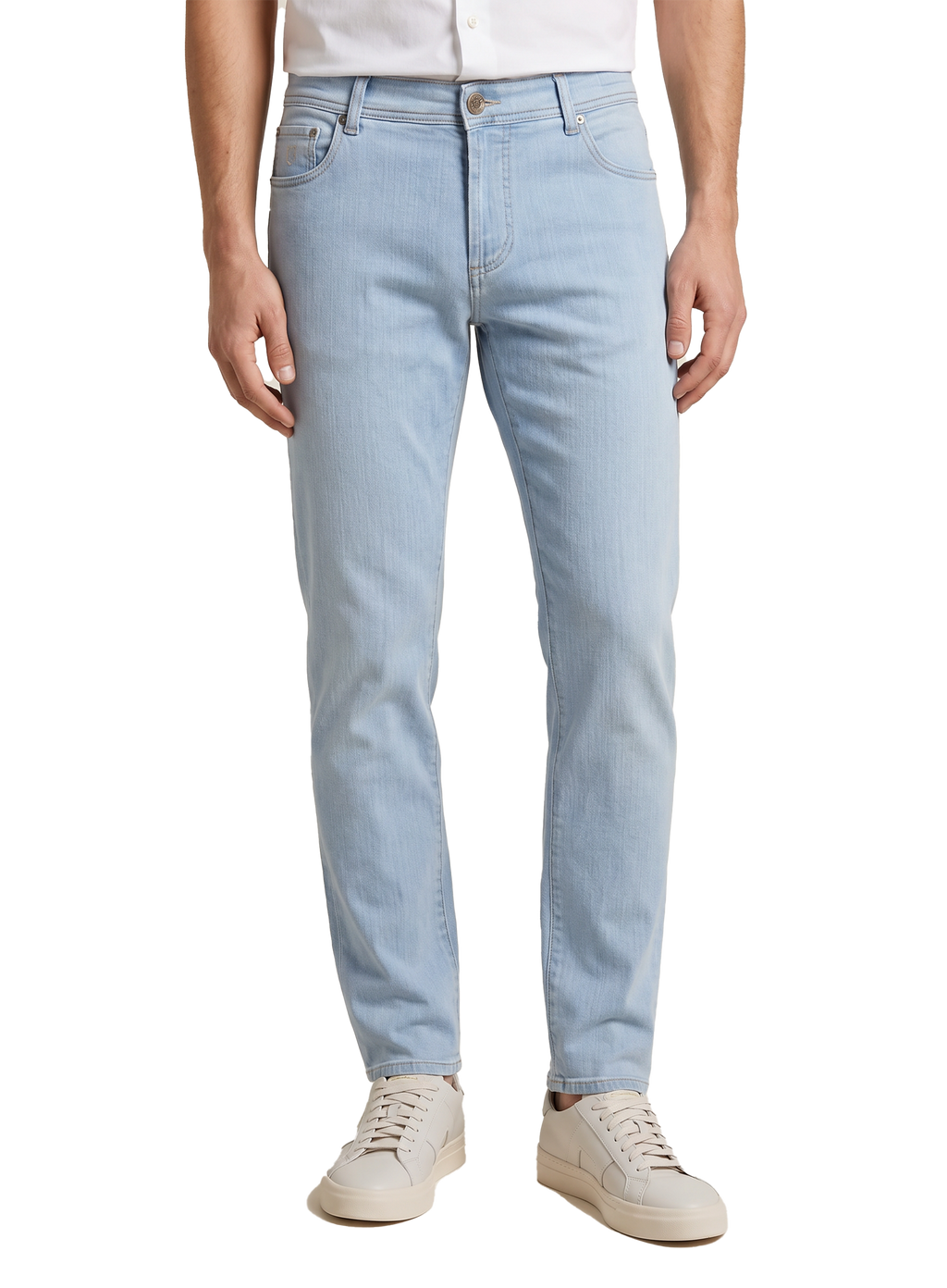 Tokyo 5-pocket jeans van katoen | MODEL | L.Blauw