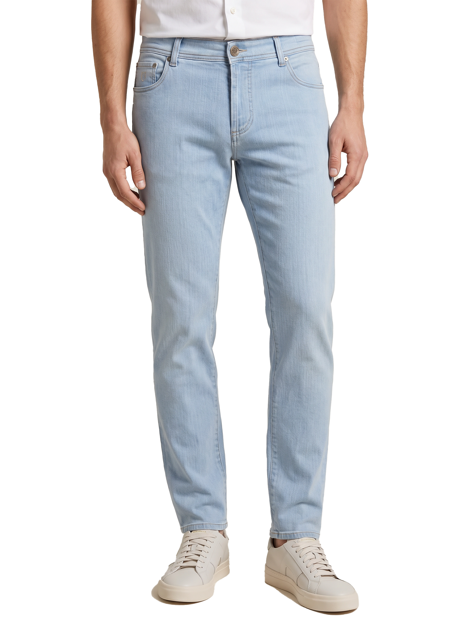 Tokyo 5-pocket jeans van katoen | MODEL | L.Blauw