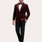 Slim-Fit-Jacke aus Samt