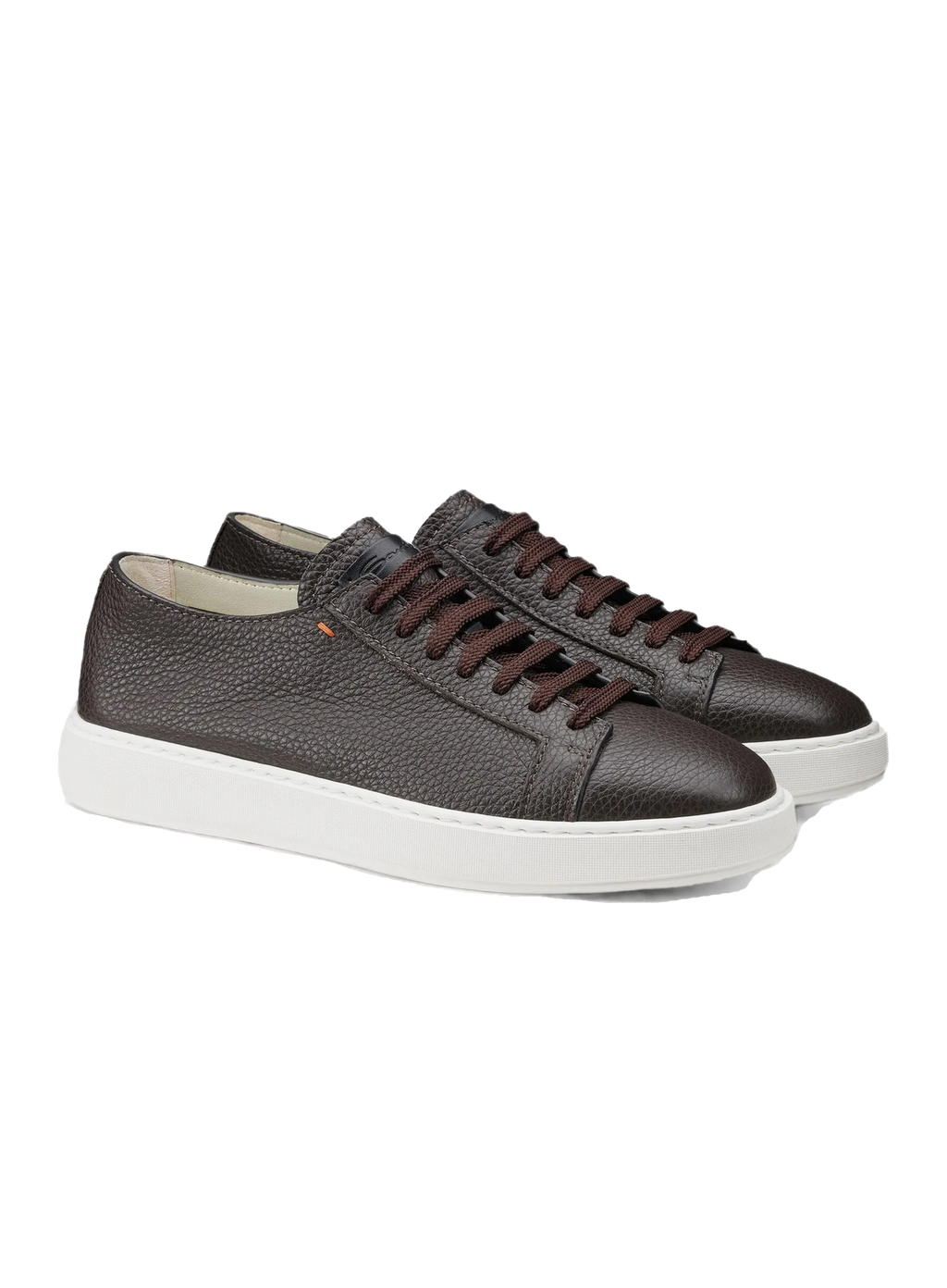 Clean icon sneakers van leer – OGÉR Exclusive | Bruin