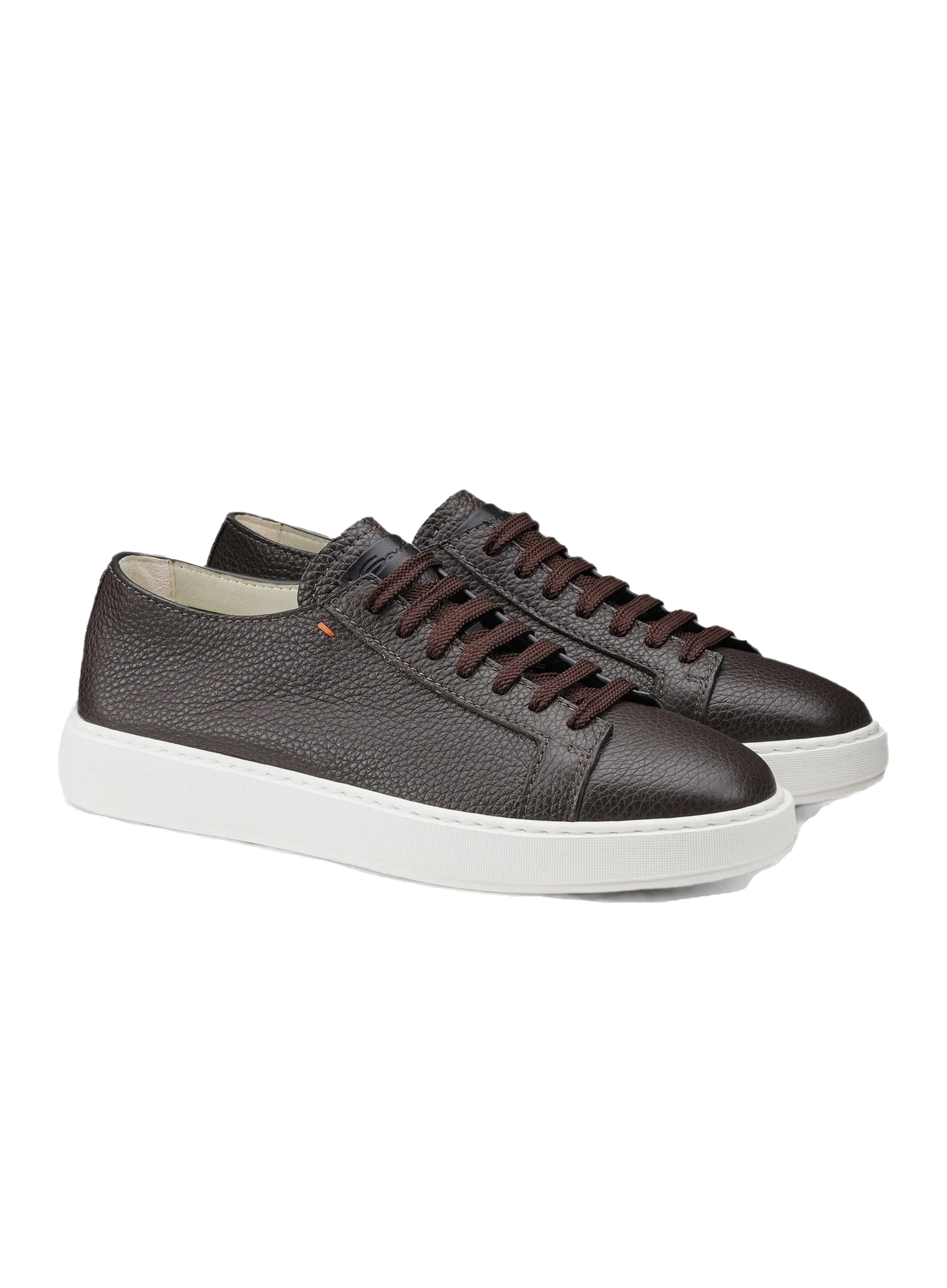 Clean icon sneakers van leer – OGÉR Exclusive | Bruin