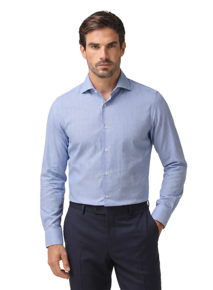 Geruit shirt van katoen | FULL_WIDTH | L.Blauw
