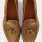 Suède Conte Max tassel loafer | LICHT TAUPE