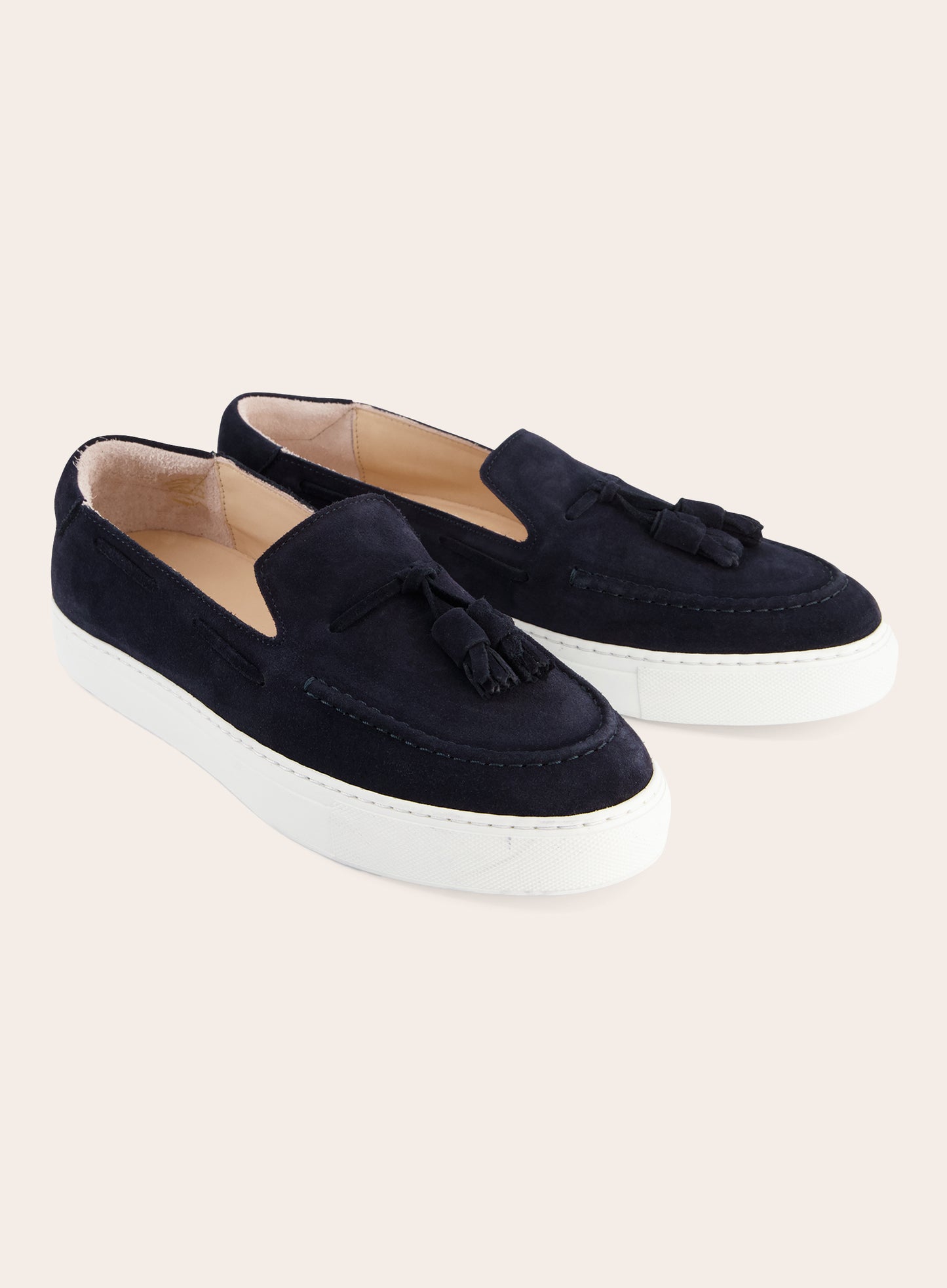 Suède tassel loafers | BLUE NAVY