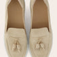 Suède tassel loafers | L.BEIGE