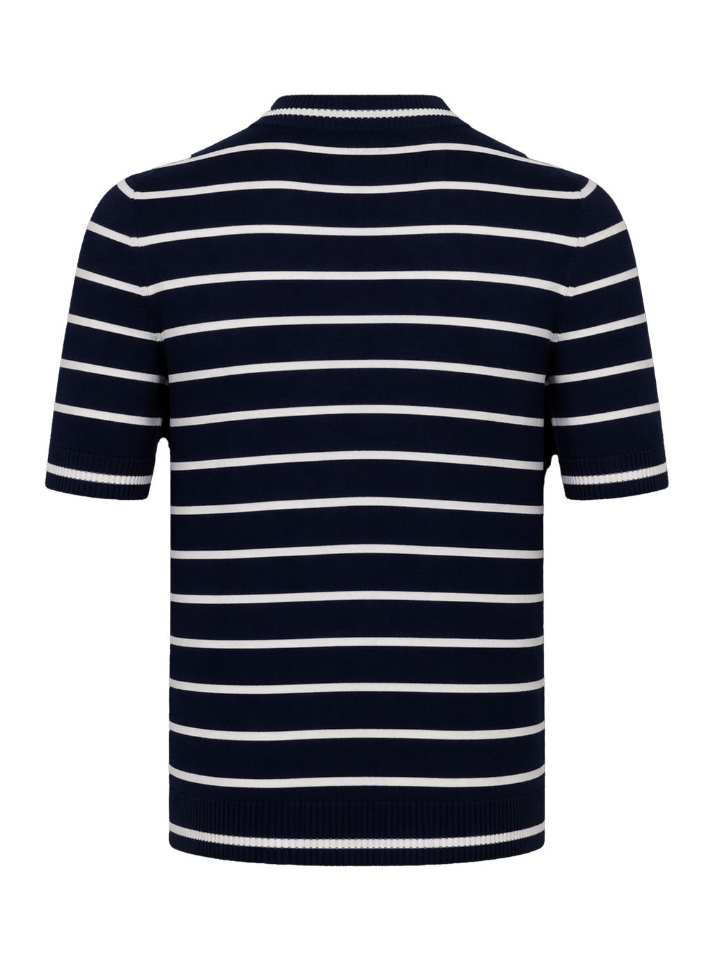 Gestreept t-shirt van katoen | BLUE NAVY