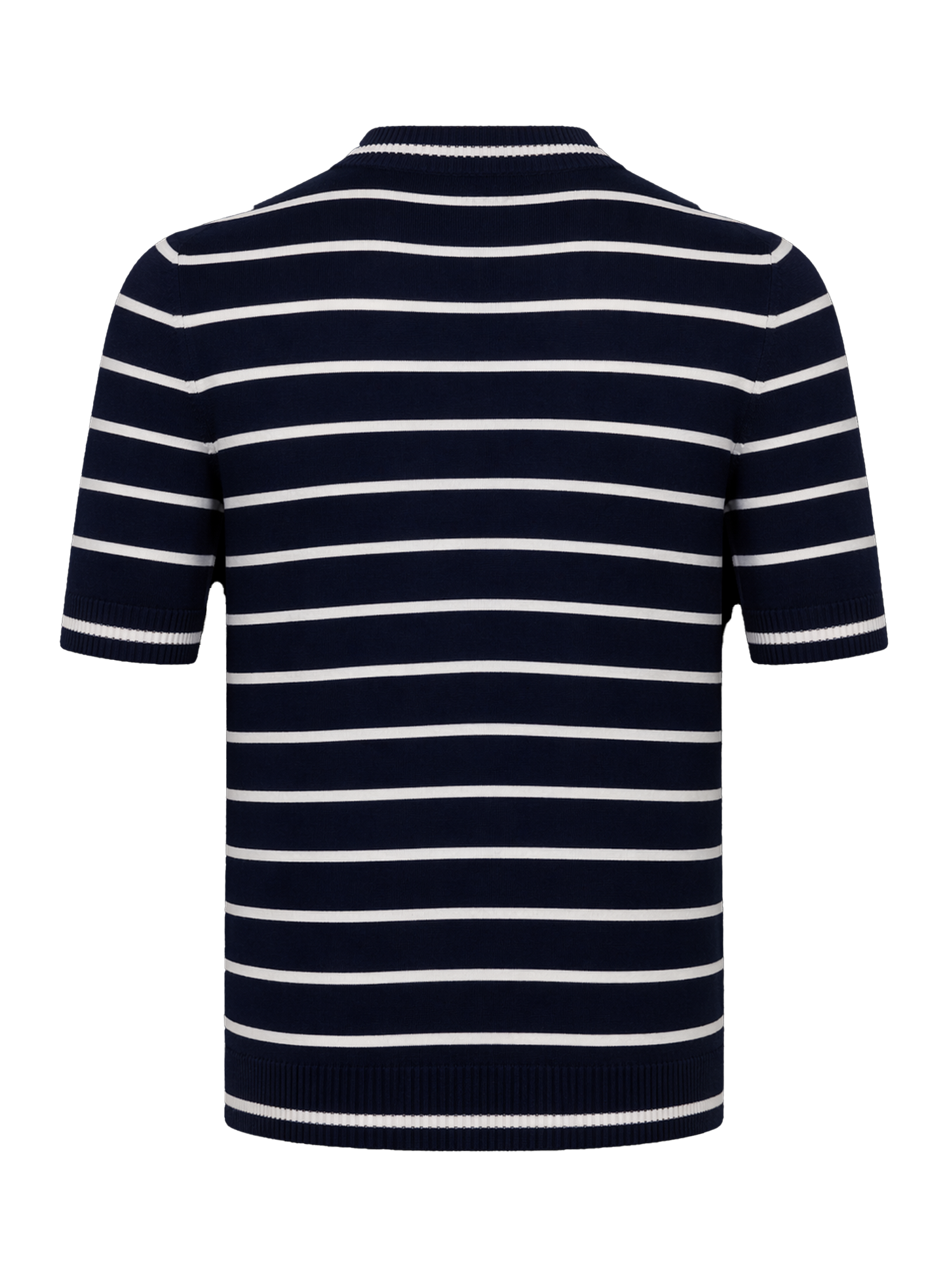 Gestreept t-shirt van katoen | BLUE NAVY