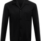 Overshirt van scheerwol | Zwart