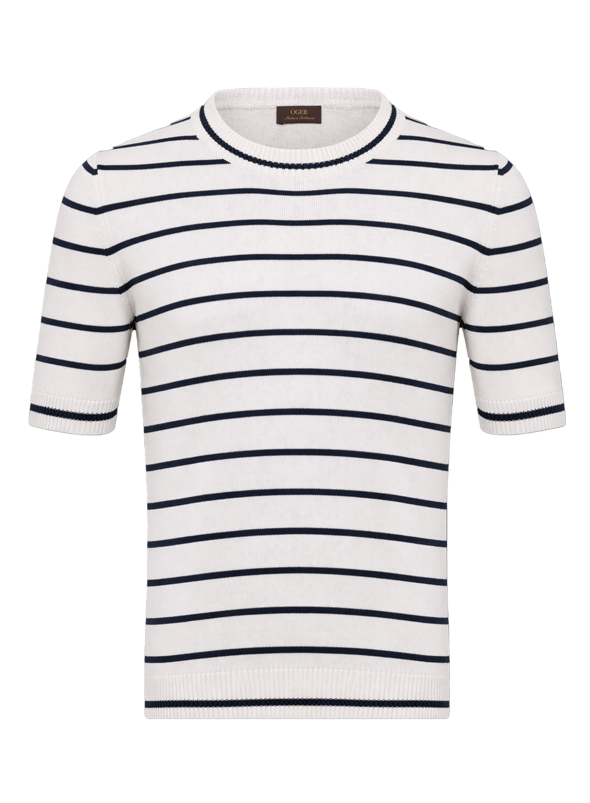 Gestreept t-shirt van katoen | Wit