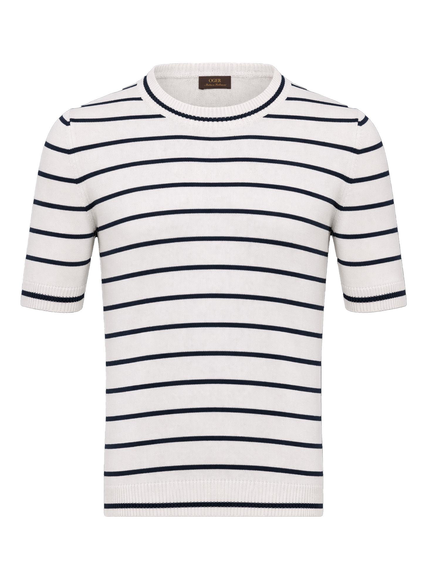 Gestreept t-shirt van katoen | Wit