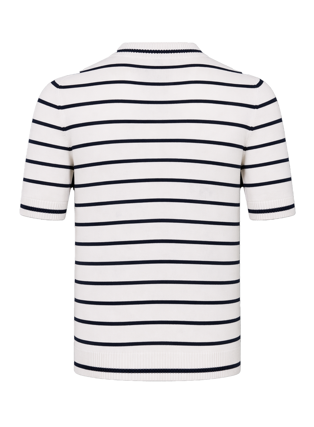 Gestreept t-shirt van katoen | Wit