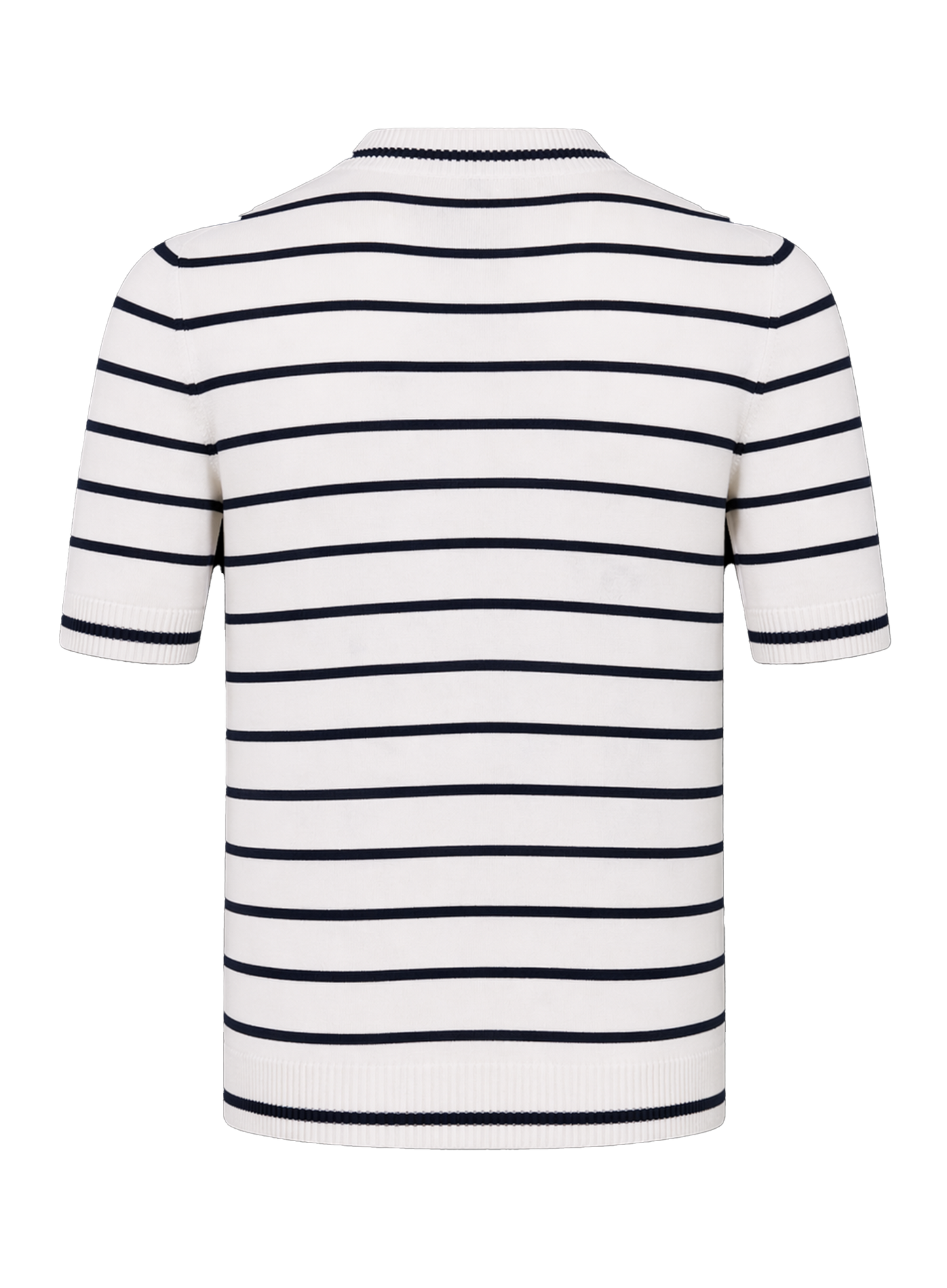 Gestreept t-shirt van katoen | Wit