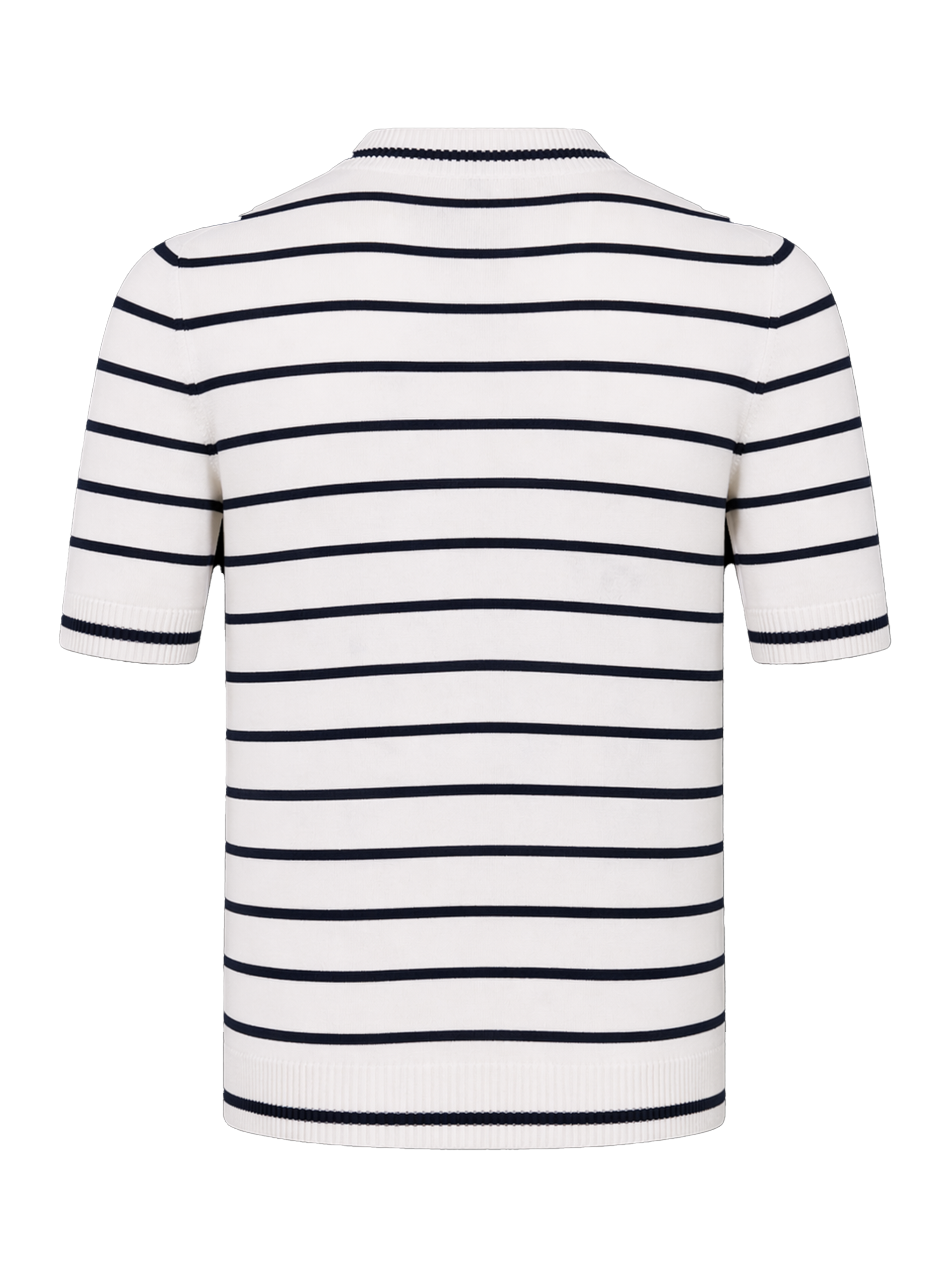 Gestreept t-shirt van katoen | Wit
