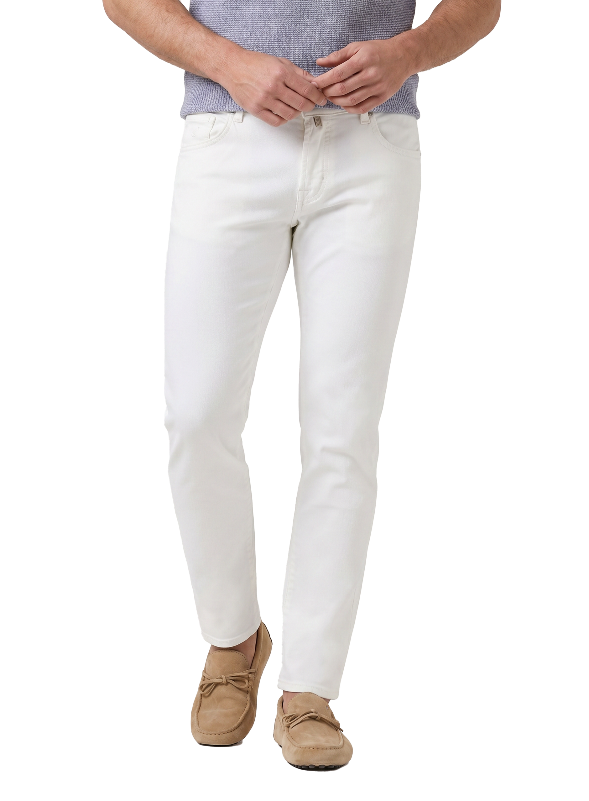 Nick jeans van katoen | MODEL | FULL_WIDTH | Wit