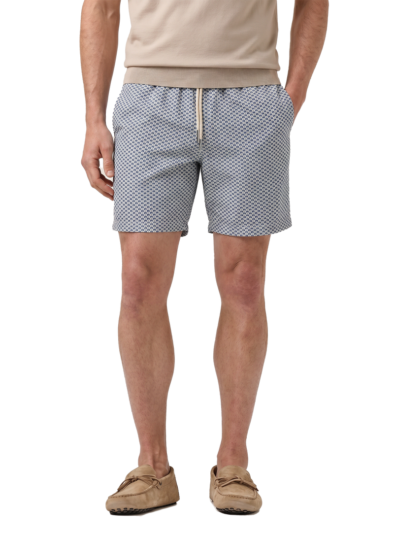 Boxer swim shorts