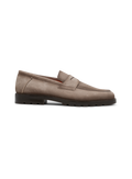 Penny loafers van suède | TAUPE