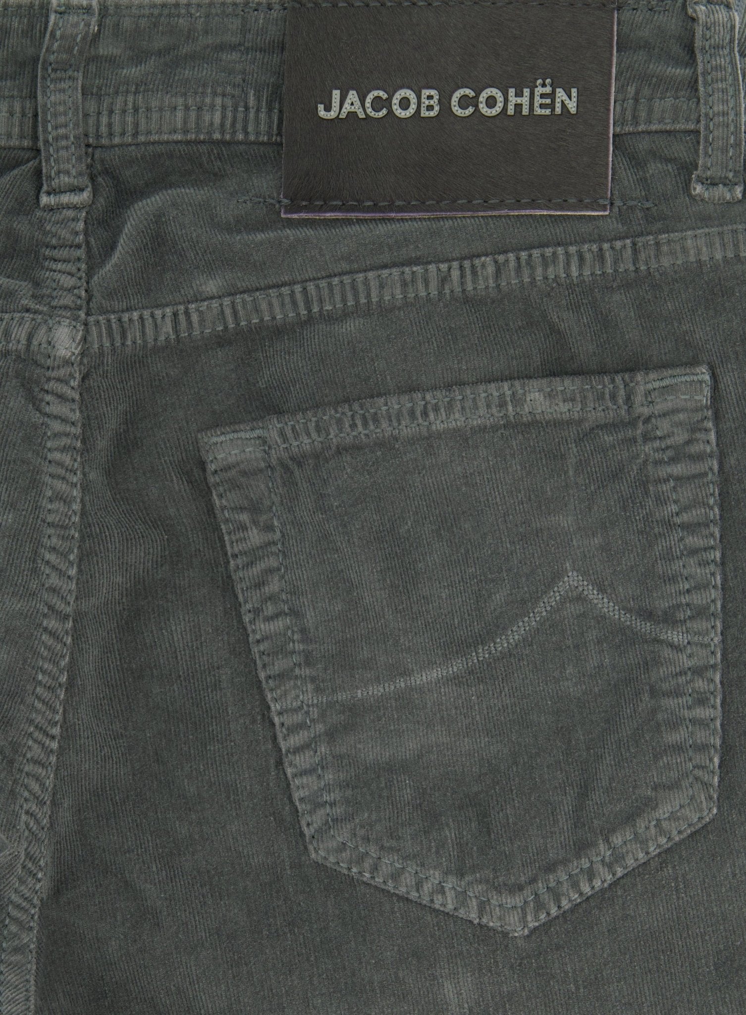 Nick Slim-fit Geribde Jeans | FULL_WIDTH | Grijs