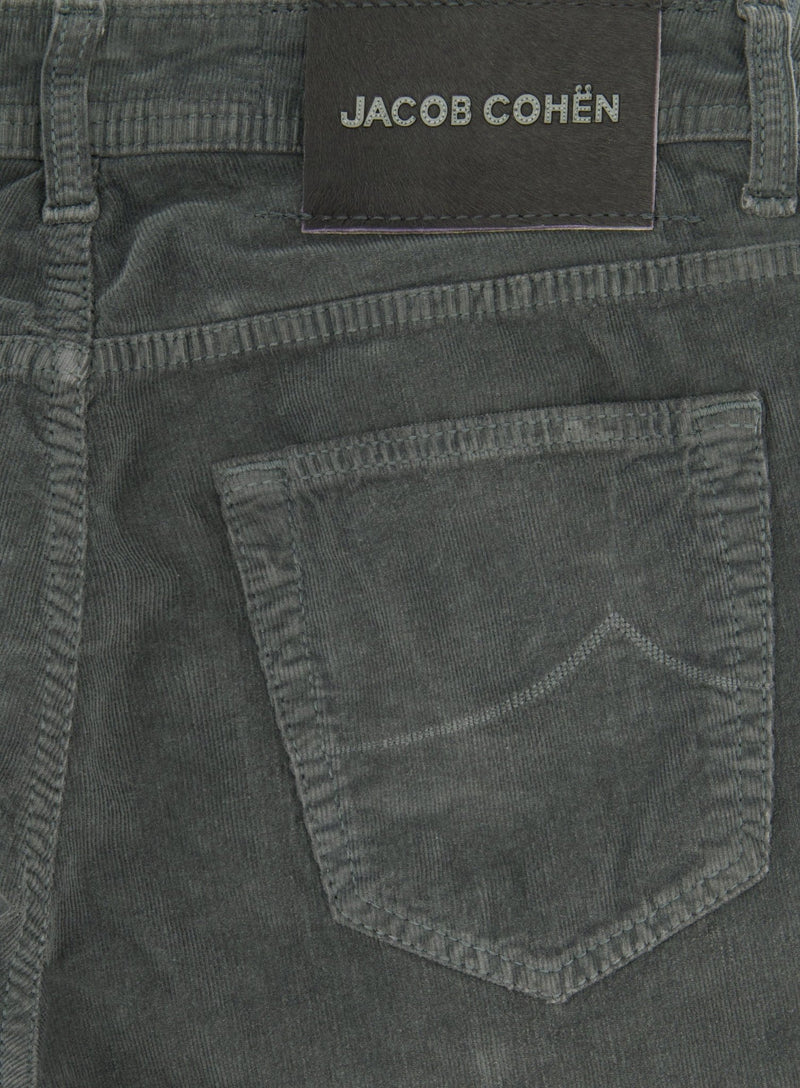 Nick Slim-fit Geribde Jeans | FULL_WIDTH | Grijs