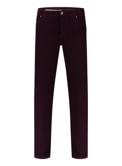 Tokyo 5-pocket Corduroyjeans | DARK BORDEAUX