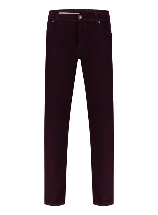 Tokyo 5-pocket Corduroyjeans | DARK BORDEAUX